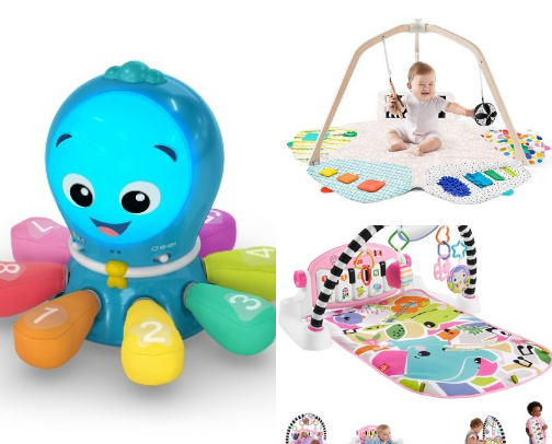 Best Developmental Toys for 0–6 Month Babies cover photo collage