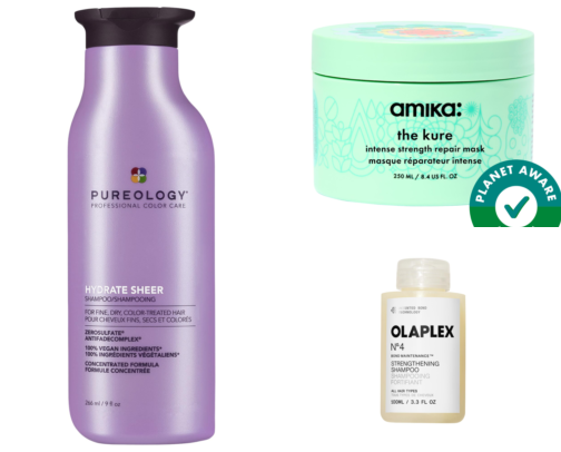 color-safe haircare: for healthy vibrant hair cover photo collage