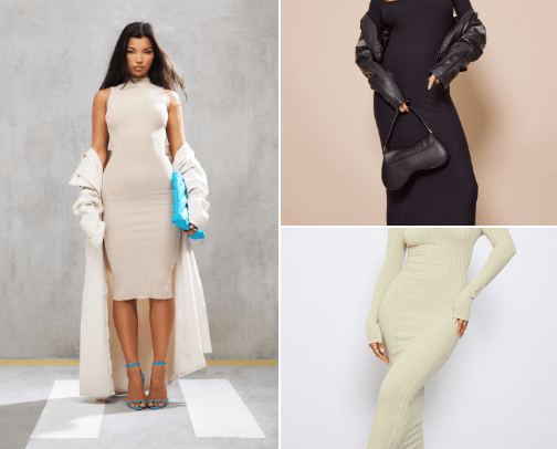 Pretty Little Thing dress cover photo collage