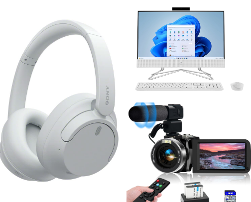 Electronic Devices, Services, and Games cover photo collage