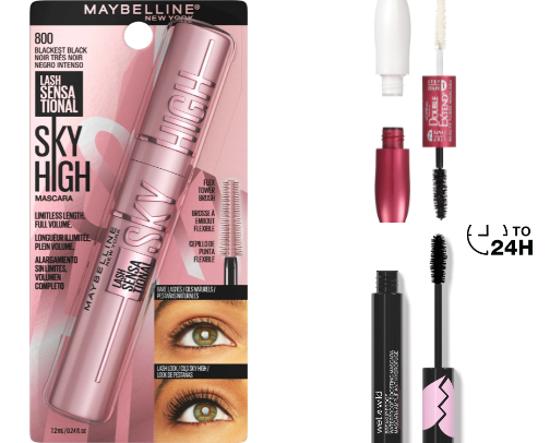 Mascaras that never disappoints cover photo collage