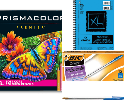 Art Supplies cover photo collage