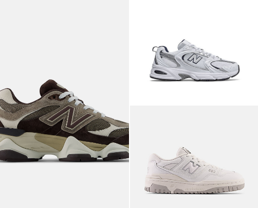 New Balance cover photo collage
