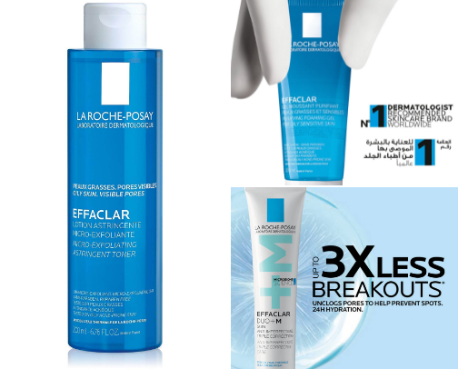Best skincare for acne prone skin🧴 cover photo collage