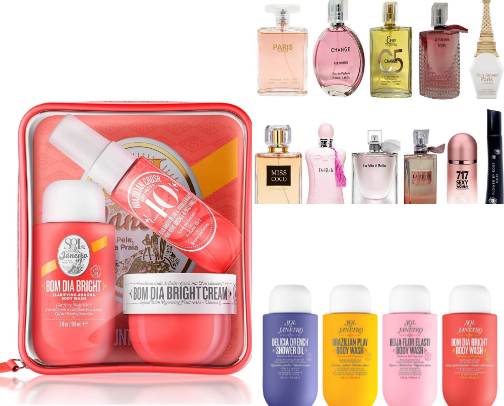 TOP Fragrances  My daughter  Recommends. cover photo collage