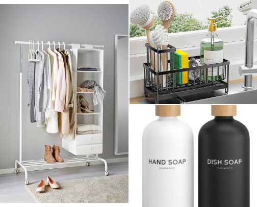Living alone essentials cover photo collage