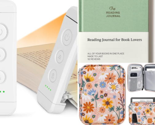 Bookish items that have amplified my daily reading! 🌟📖 cover photo collage