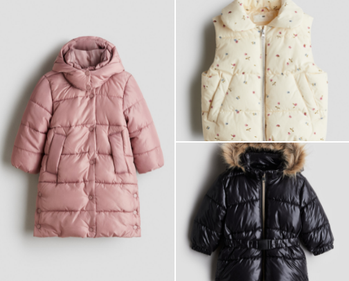 H&M: Winter Coat for Kids cover photo collage