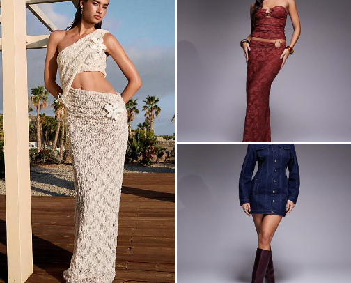 Night dresses inspo from ASOS ✨ cover photo collage