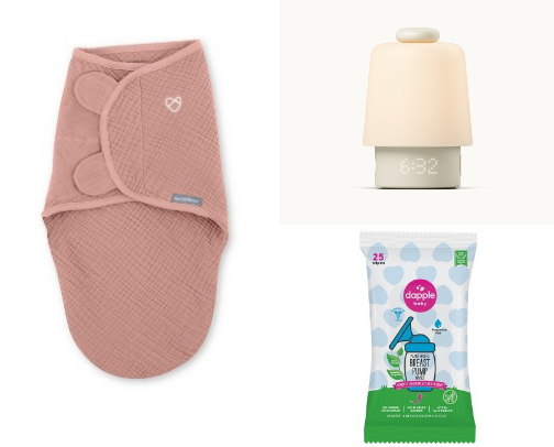 Around the house everyday needs with a baby cover photo collage