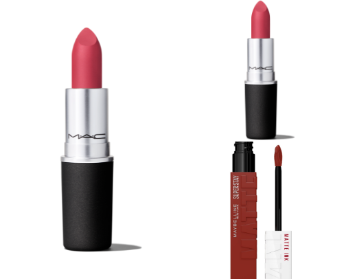 MAC Lipstick cover photo collage