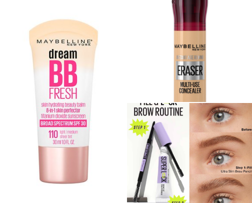 My recommendations for drugstore makeup! cover photo collage