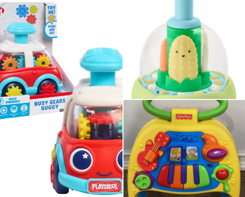 toys my kid ACTUALLY plays with cover photo collage