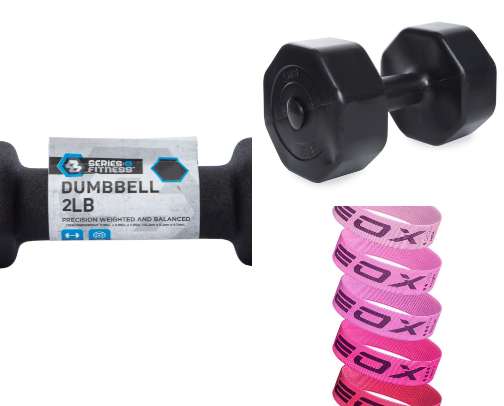 Home workout essentials cover photo collage