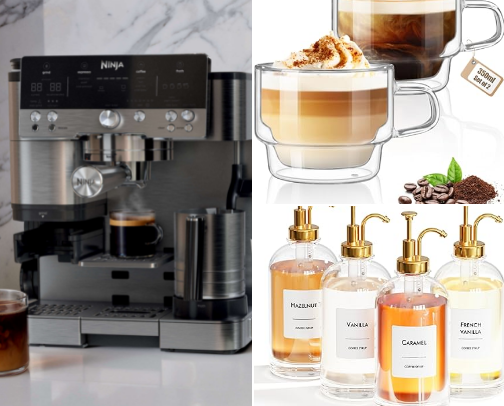 Your Dreamy Coffee Bar ☁️☕️ cover photo collage