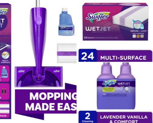 Floor cleaners cover photo collage