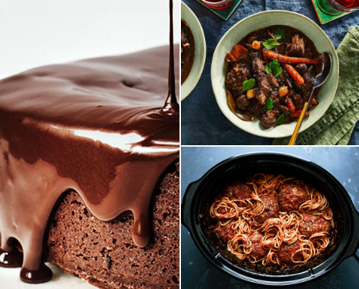 Tasty recipes that have wine in them so you can have more wine! cover photo collage