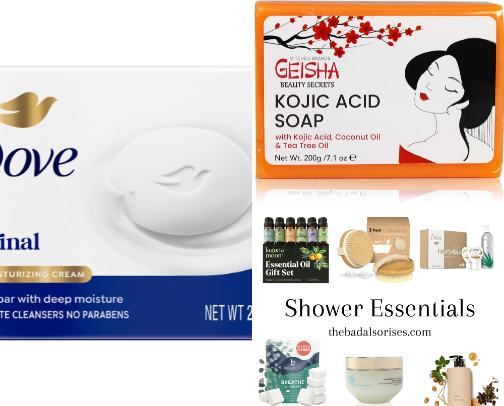 Shower & Bath Essentials✨ cover photo collage