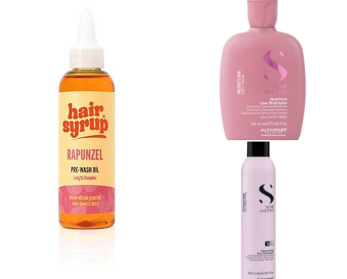 Hair products 🎀 cover photo collage