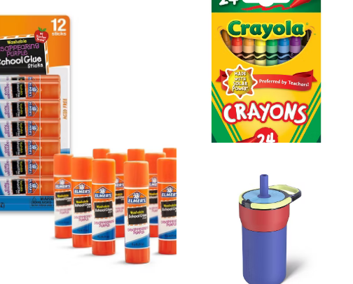Back To School Supplies cover photo collage
