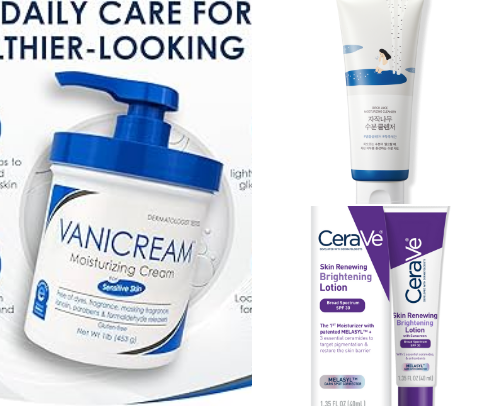 Skincare Products I Swear By cover photo collage