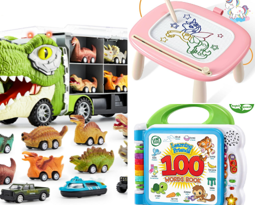 Toys for Toddlers cover photo collage