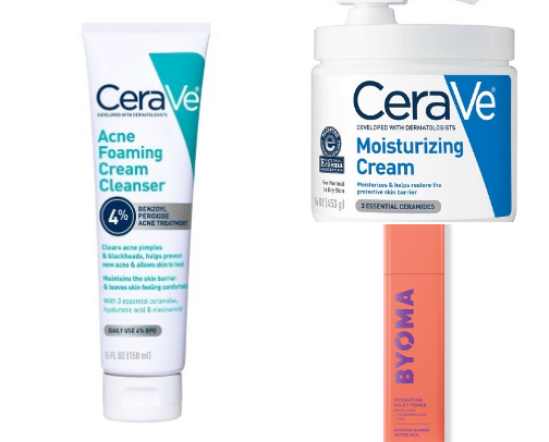 Morning Skincare Routine cover photo collage