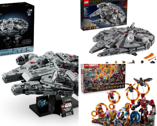 LEGO sets cover photo collage