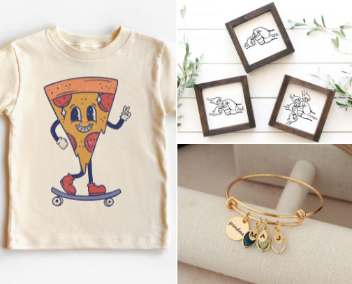 Etsy Purchases cover photo collage