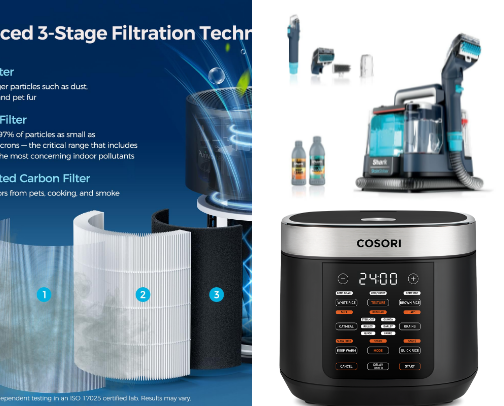 Home products 🏡 cover photo collage