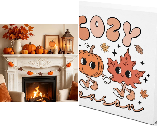 Cozy Fall Home Decor cover photo collage