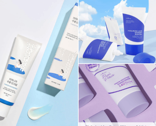 Sunscreens For Protection+Hydration cover photo collage