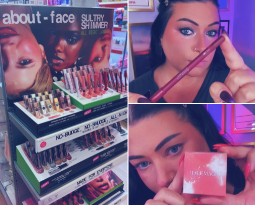 makeup faves cover photo collage