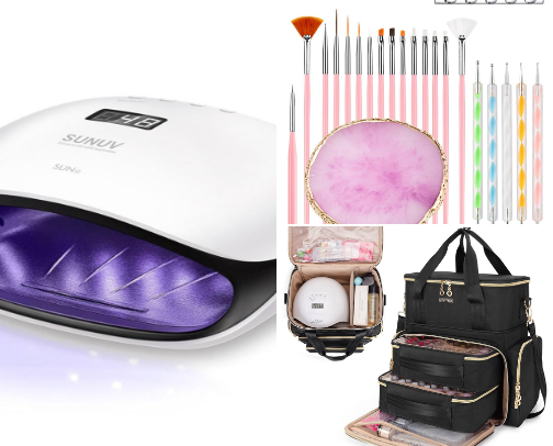 Skip the salon with these At Home Nail Essentials💅✨💋 cover photo collage