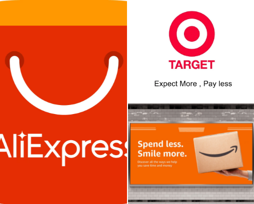 affordable & trendy online shops cover photo collage