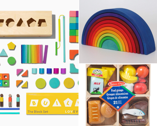 Neutral Montessori Toys We Actually Use & Love cover photo collage