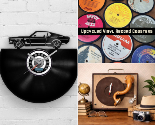 A Few Upcycled Music Decor Finds I Think You'll Love cover photo collage