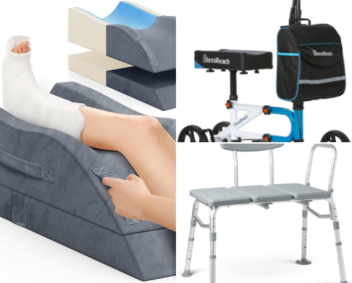 A Broken Foot, You Say? cover photo collage