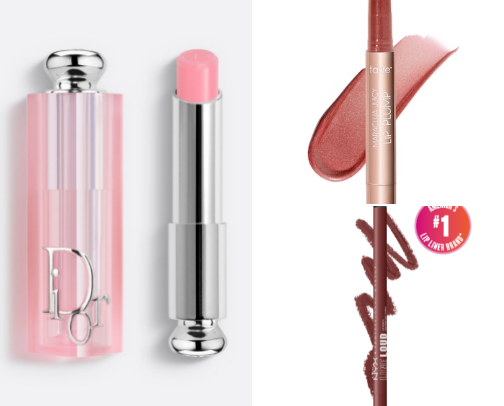 fave lip products cover photo collage