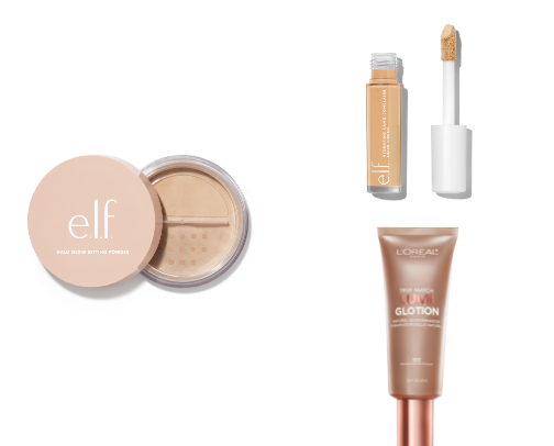 my tried and true 10 minute affordable makeup products cover photo collage