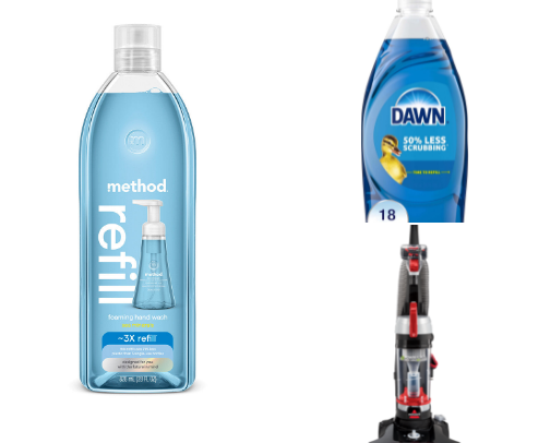 Household products cover photo collage