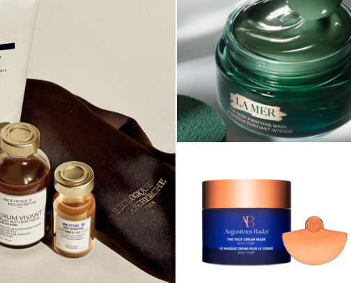 Luxury Face Masks Worth the Splurge | High-End At-Home Facial Treatments cover photo collage