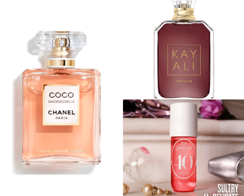 Adorable fragrances cover photo collage