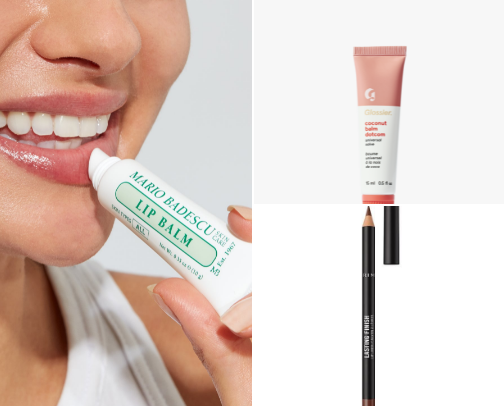 The lip look cover photo collage