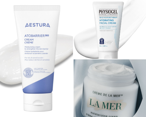 Moisturizers that have the drip 💧 cover photo collage