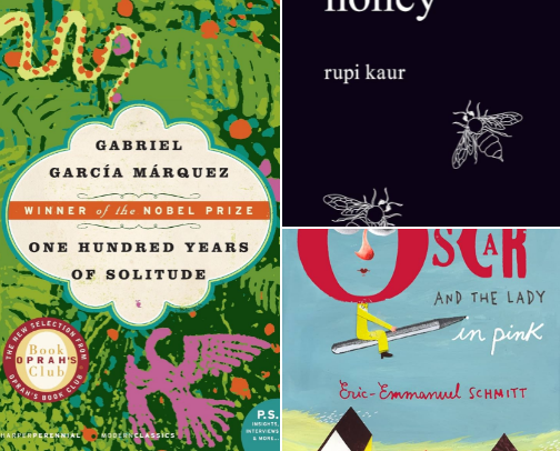 My favorite book recs cover photo collage