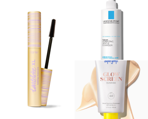 My tried and true Makeup and Skincare Products cover photo collage