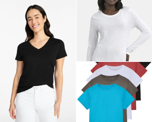 Affordable 100% Cotton Basics cover photo collage