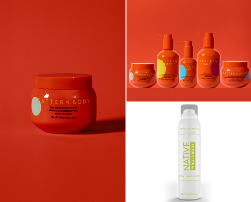 Body Care Products cover photo collage