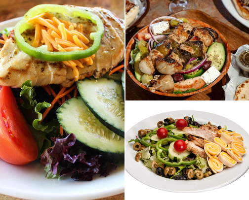 Best Chicken Breast Salads Near Worth, IL cover photo collage